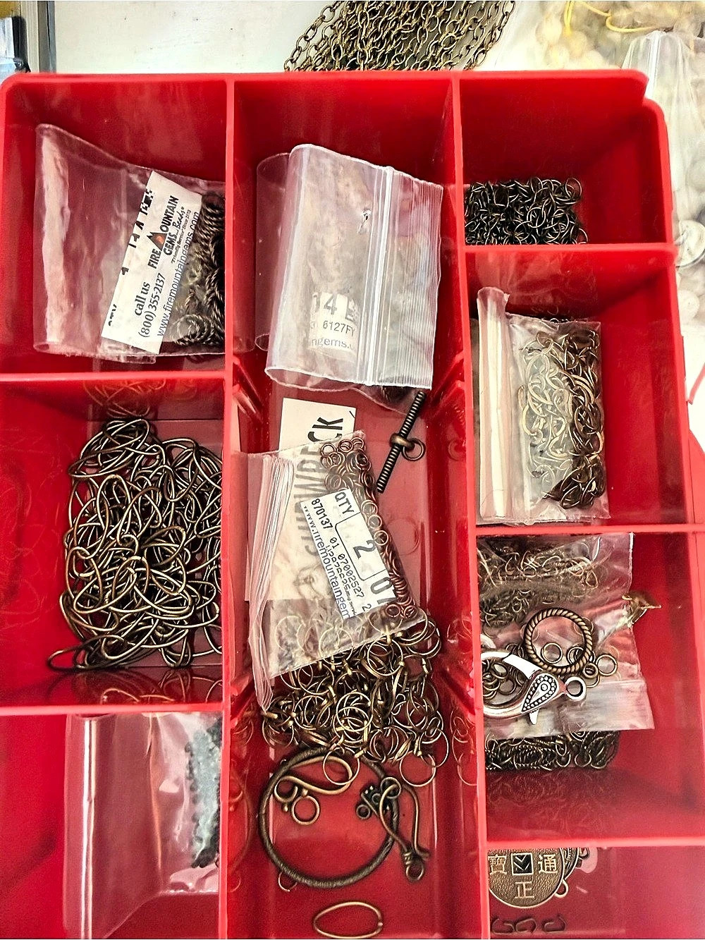 Huge lot Fire Mountain Gems Assorted Jewelry Making Beads & Findings